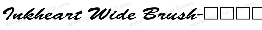 Inkheart Wide Brush字体转换